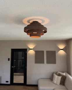 Plafond EREBATO Hør Brun