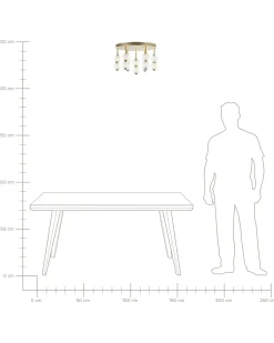 Plafond YOWAKA Metal Guld