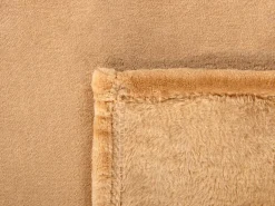 Plaid BAYBURT 200 x 220 cm Sand Beige