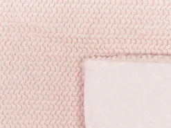 Plaid BJAS 200 x 220 cm Pastellrosa