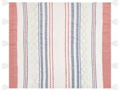 Plaid CUBUK 130 x 150 cm Multifarvet