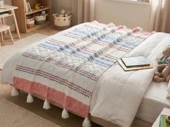Plaid CUBUK 130 x 150 cm Multifarvet