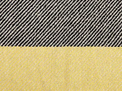 Plaid LAPU Bomuld 125 x 150 cm Sennepsgul