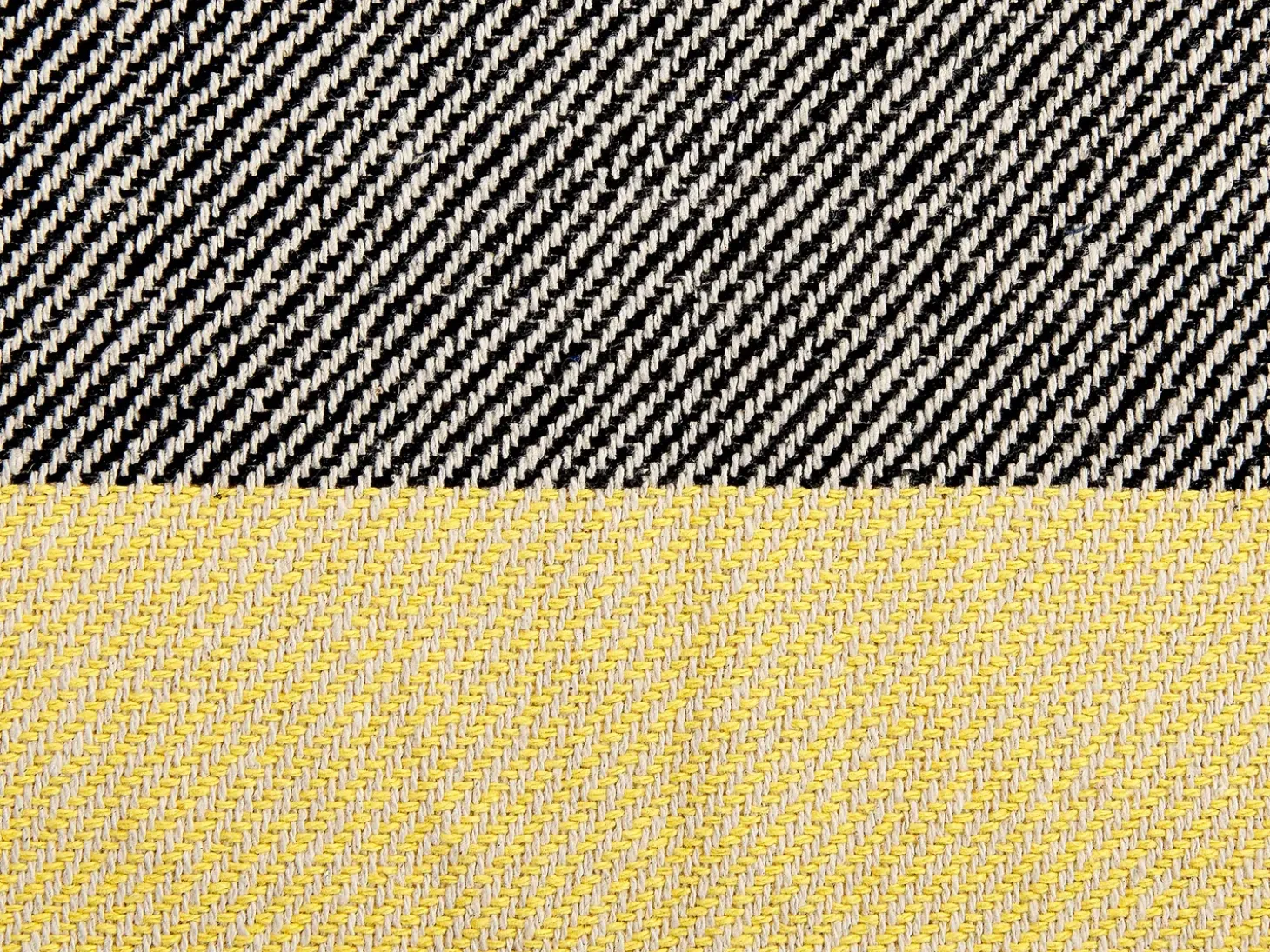 Plaid LAPU Bomuld 125 x 150 cm Sennepsgul