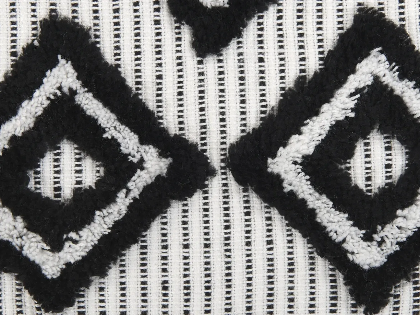 Plaid SAATLI 130 x 150 cm Hvid
