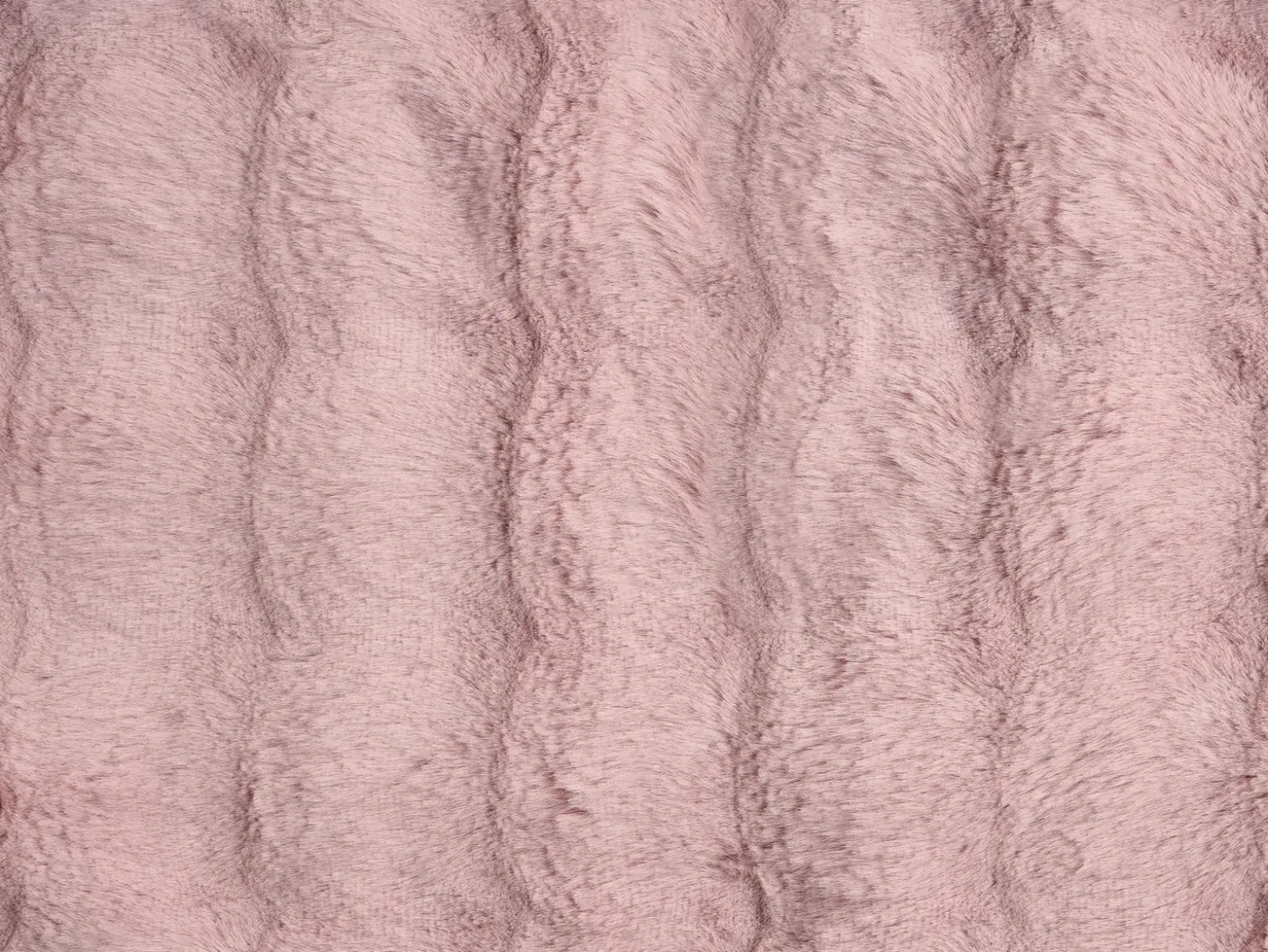Plaid SALKA Kunstig pels 200 x 220 cm Pastellrosa