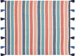 Plaid SENBUK 130 x 150 cm Multifarvet
