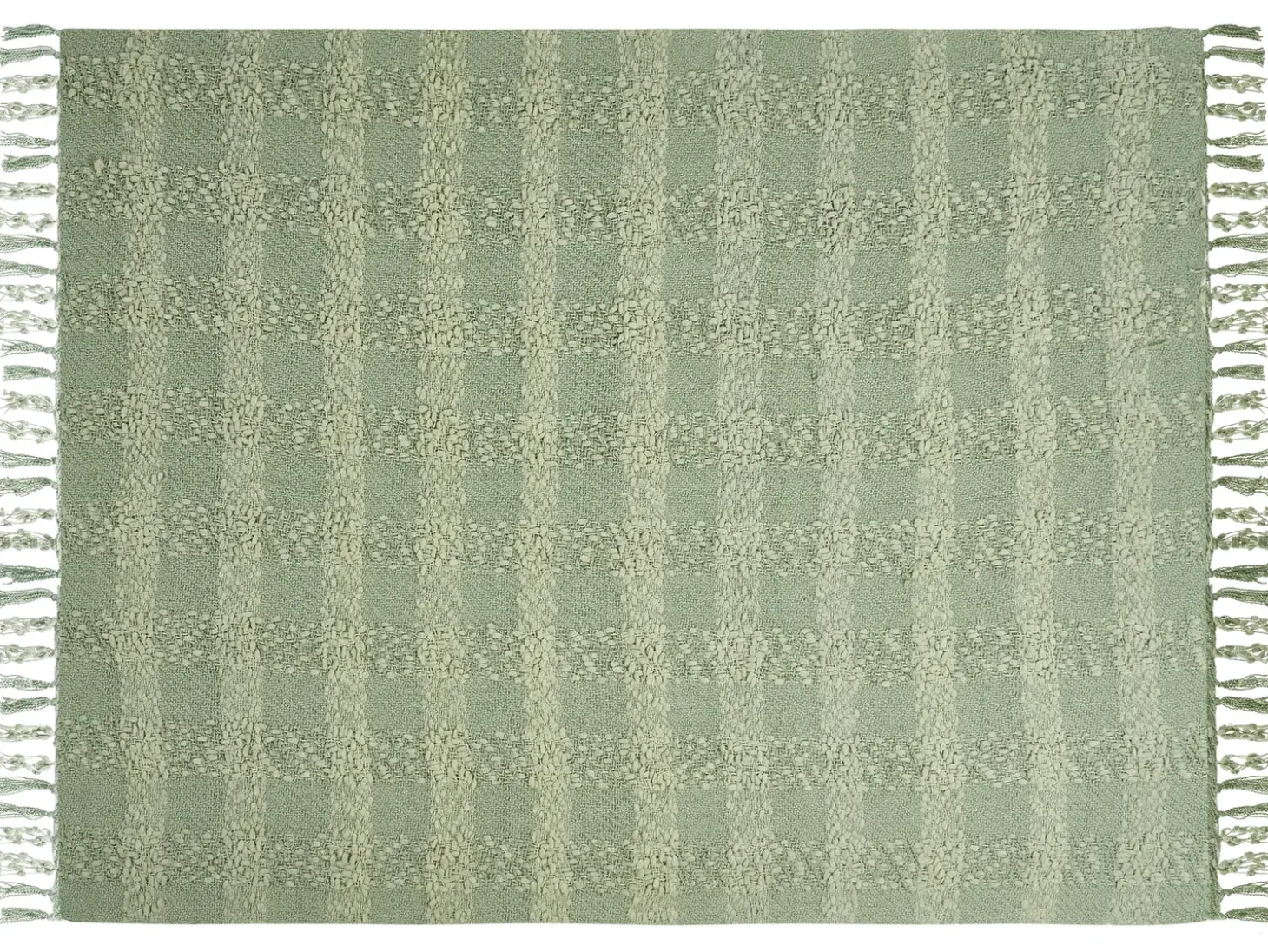 Plaid VELLA 220 x 240 cm Grøn