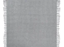Plaid VELLA Bomuld 220 x 240 cm Grå