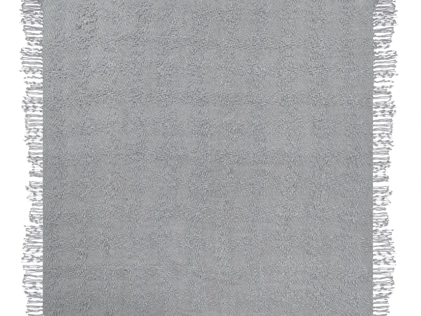 Plaid VELLA Bomuld 220 x 240 cm Grå