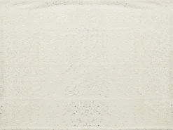 Plaid ALAZEYA 130 x 180 cm Cremehvid