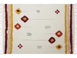 Plaid AMROHA Bomuld 130 x 180 cm Multifarvet