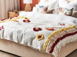 Plaid AMROHA Bomuld 130 x 180 cm Multifarvet