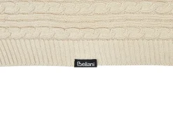 Plaid ANAMUR Bomuld 110 x 180 cm Beige