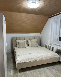 Plaid ANAMUR Bomuld 110 x 180 cm Beige