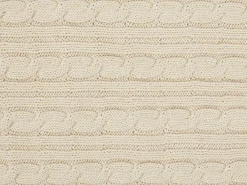 Plaid ANAMUR Bomuld 110 x 180 cm Beige