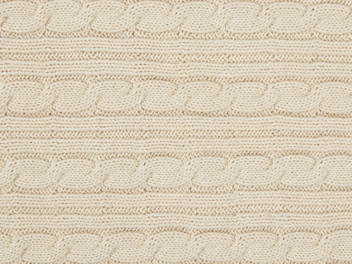 Plaid ANAMUR Bomuld 110 x 180 cm Beige