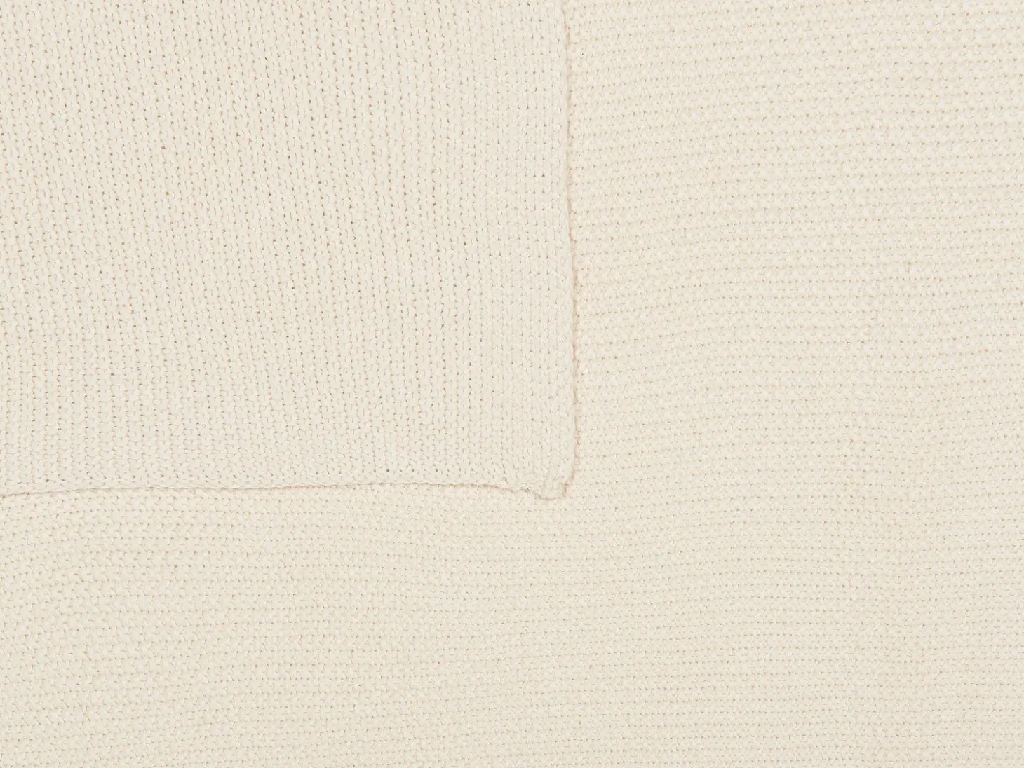 Plaid ASAKA Bomuld 130 x 180 cm Beige