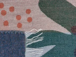 Plaid BAIDI 130 x 170 cm Multifarvet