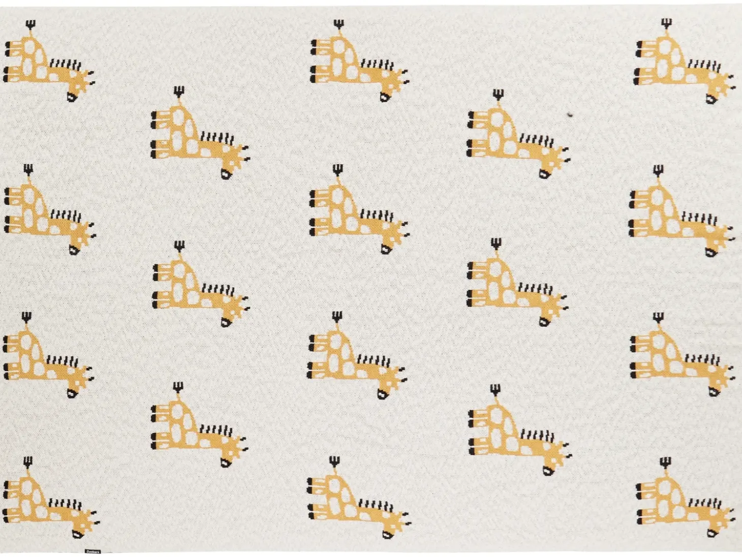 Plaid CHILARI Bomuld 130 x 170 cm Beige