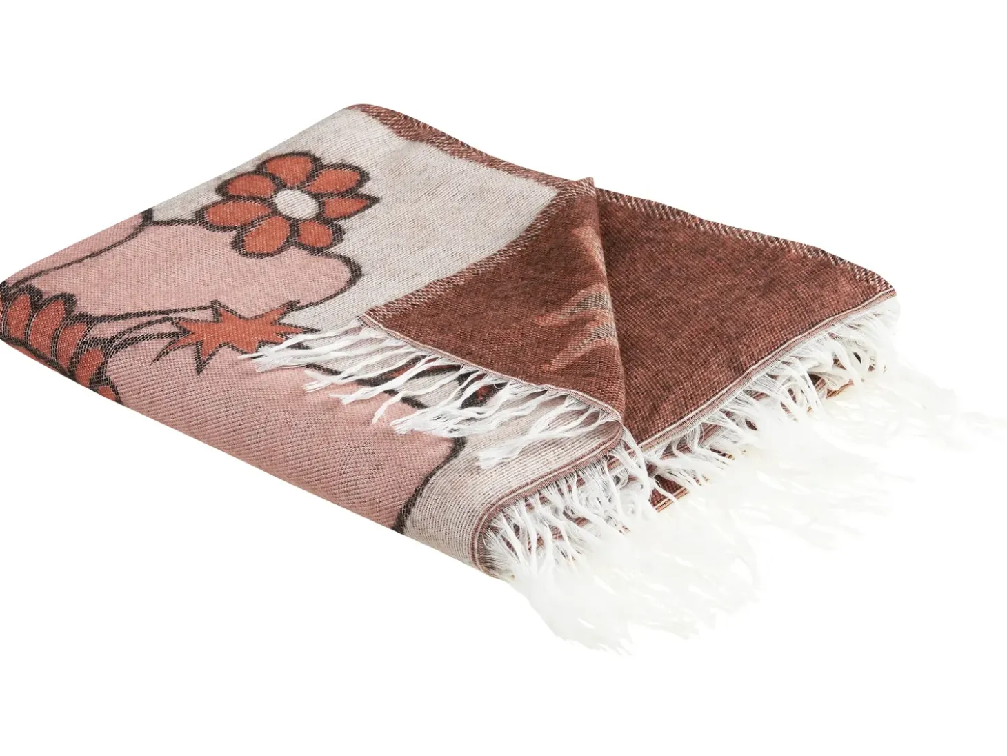 Plaid DARAU 130 x 170 cm Multifarvet