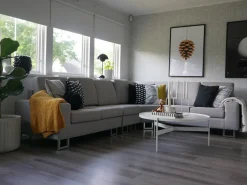 Plaid ELOVA 150 x 200 cm Sennepsgul