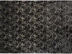 Plaid GODAVARI 130 x 180 cm Sort