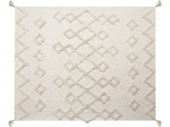 Plaid GUNA Bomuld 130 x 180 cm Beige