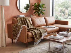 Plaid JAMUNE 130 x 170 cm Brun