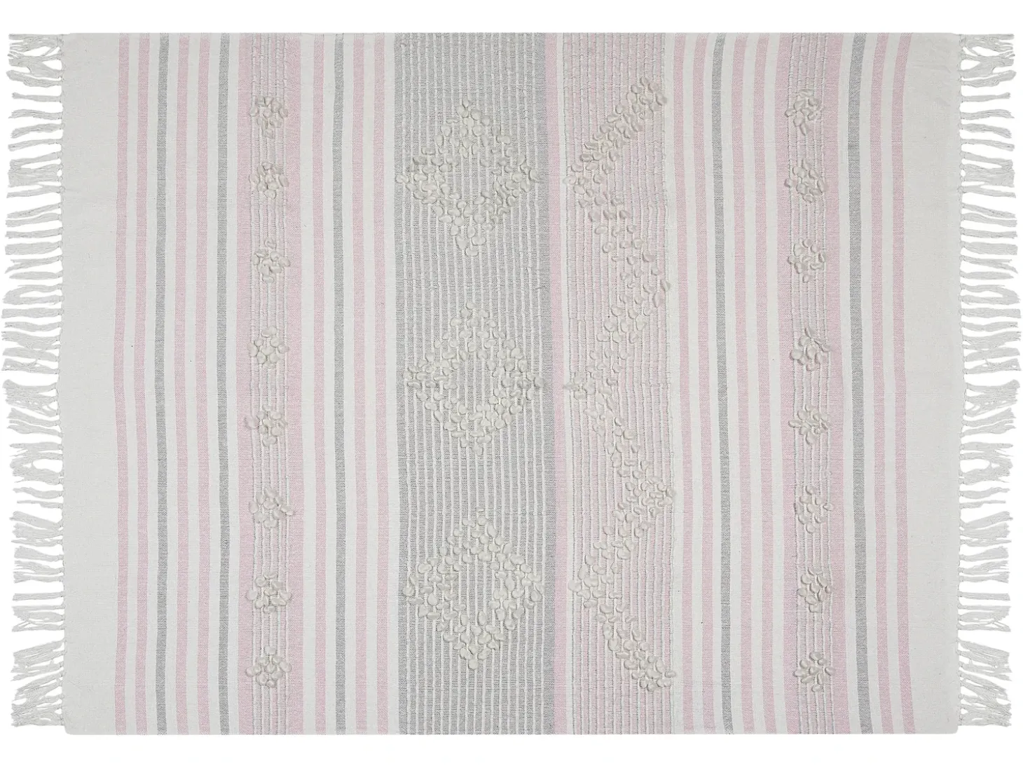 Plaid KAMAN 125 x 150 cm Lyserød