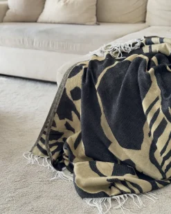 Plaid KUDIYA 130 x 170 cm Beige