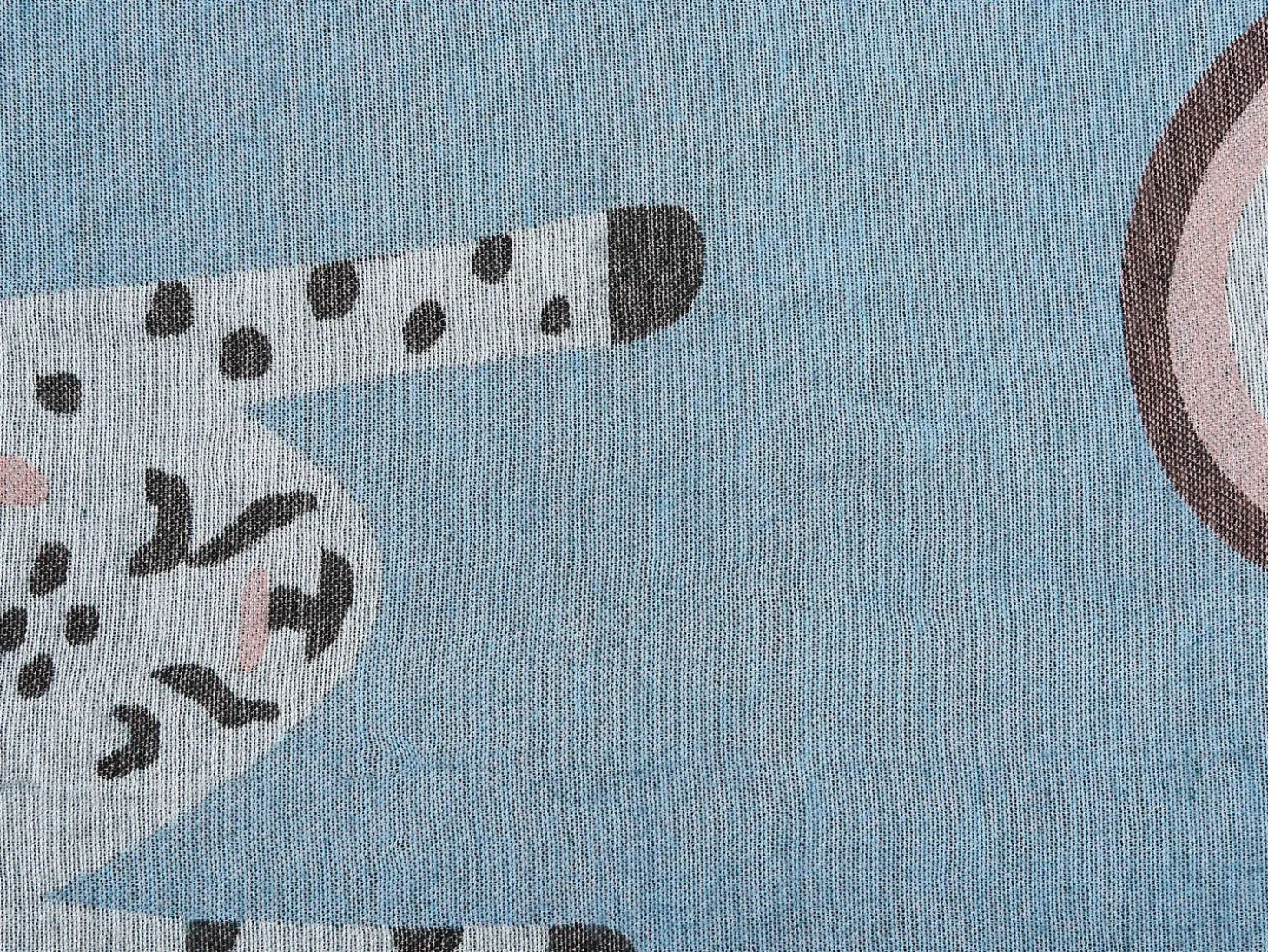 Plaid LIMGHA 130 x 170 cm Blå