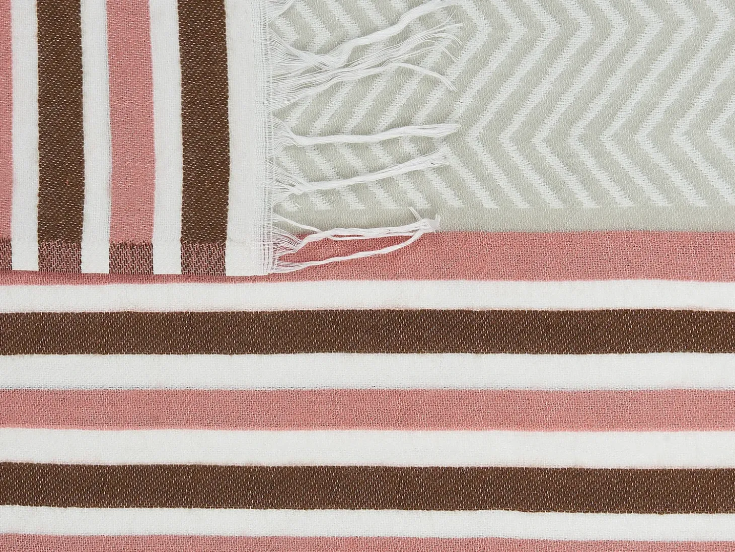 Plaid MAGAR 130 x 170 cm Beige