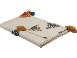 Plaid MUNGER Bomuld 130 x 180 cm Beige
