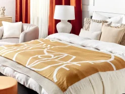 Plaid PALHI 130 x 170 cm Orange