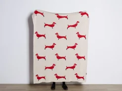 Plaid REERH Bomuld 130 x 170 cm Beige