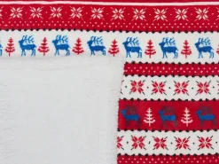 Plaid REKA 200 x 220 cm Rød