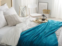 Plaid SAITLER 200 x 220 cm Turkis