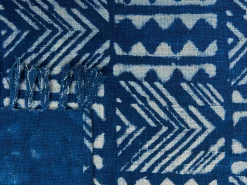 Plaid SHIVPURI Bomuld 130 x 180 cm Blå