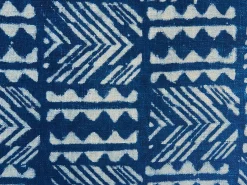 Plaid SHIVPURI Bomuld 130 x 180 cm Blå