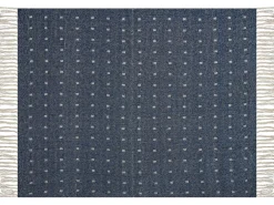 Plaid TAARI Bomuld 130 x 170 cm Blågrøn