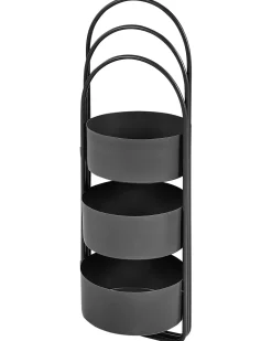 Plantestativ COLUTENA Metal 56 cm Sort