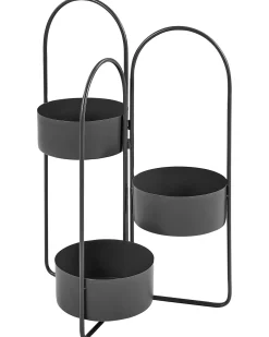 Plantestativ COLUTENA Metal 56 cm Sort