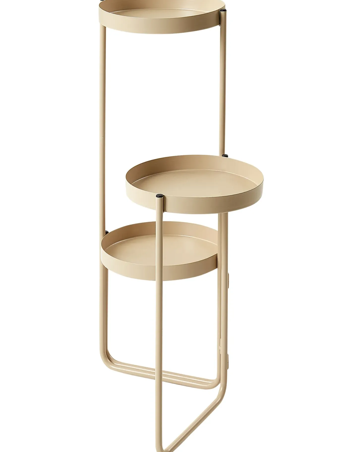 Plantestativ FRAGARIA Metal 42 cm Beige