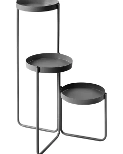 Plantestativ FRAGARIA Metal 42 cm Sort