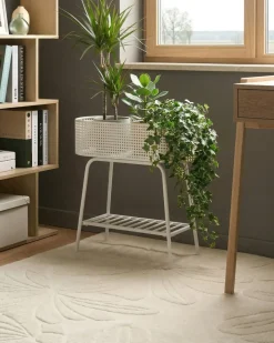 Plantestativ LINNAEA Metal 60 cm Hvid