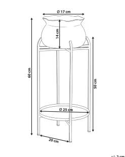 Plantestativ MOKUREN 25 cm Lyserød Metal