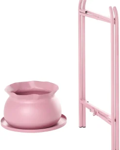 Plantestativ MOKUREN 25 cm Lyserød Metal