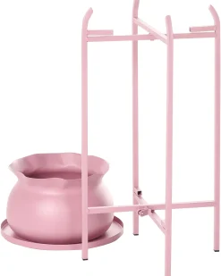 Plantestativ MOKUREN 25 cm Lyserød Metal