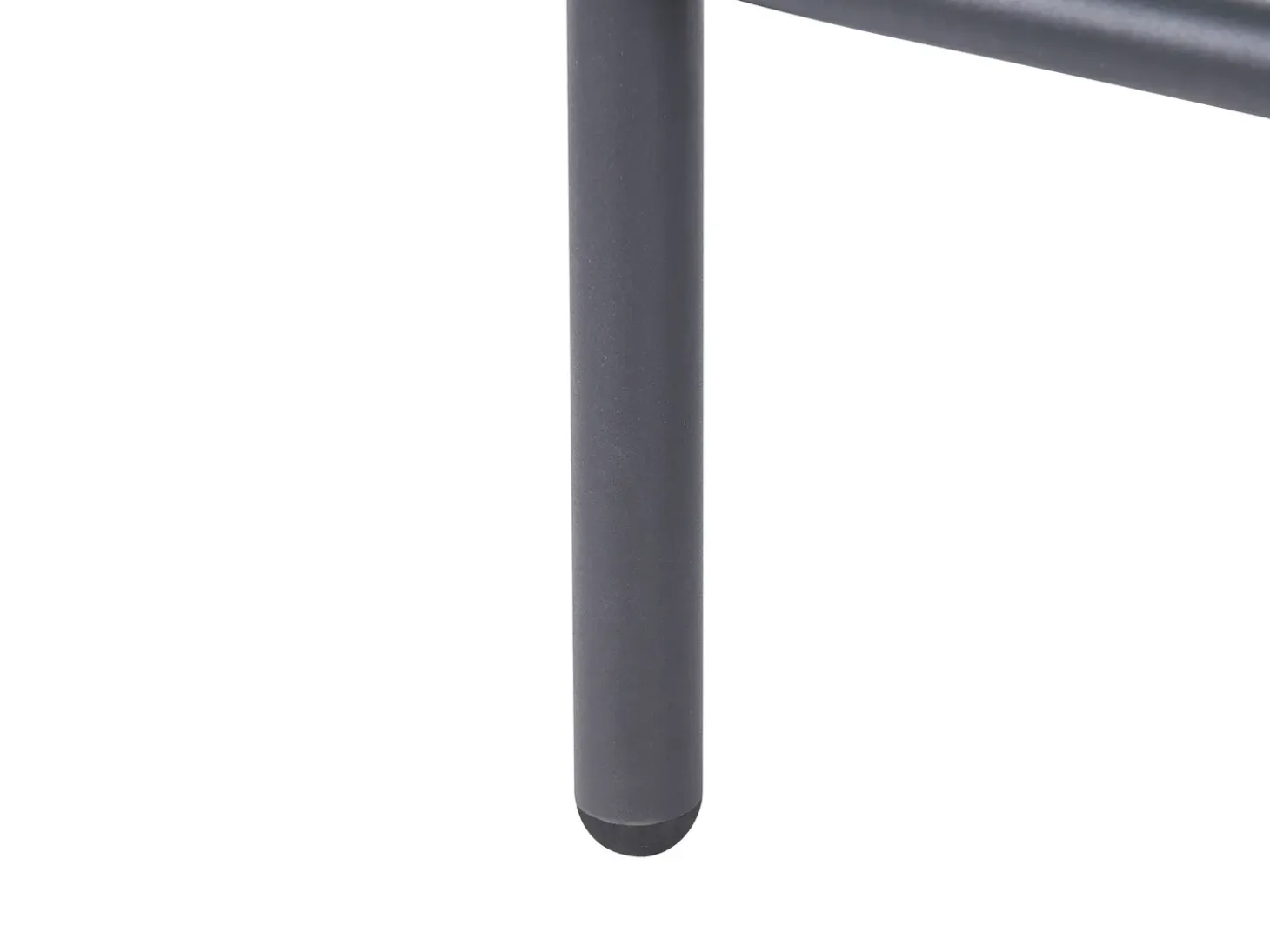 POLLINA 4 personers Havesofa med bord Sort Metal